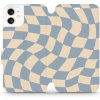 Pouzdro a kryt na mobilní telefon Apple Mobiwear - Apple iPhone 11 - VA59S Modrá a béžová šachovnice