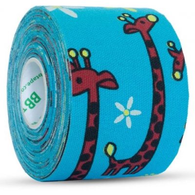 BB Tape Kineziologický tejp pro děti žirafa modrá 5 cm x 5 m – Zboží Dáma