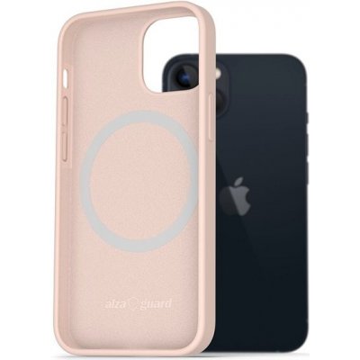 AlzaGuard Silicone Case Compatible with Magsafe iPhone 13 růžové – Zboží Živě