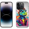 Pouzdro a kryt na mobilní telefon Apple mmCase na iPhone 14 Pro barevný dinosaurus