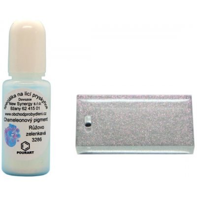 PourArt Chameleonový pigment 3286 růžovo zelenkavá 10ml – Sleviste.cz