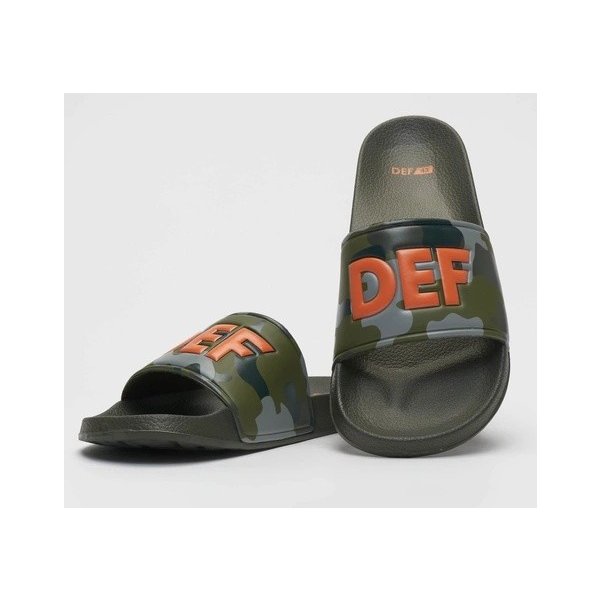 Pánské žabky a pantofle Cukle DEF Sandals Defiletten in camouflage