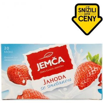 Jemča ovocný jahoda se smetanou 20 x 2 g