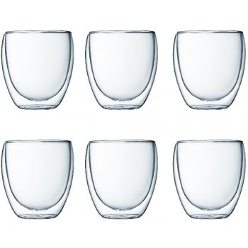 Bodum Set Dvoustěnná sklenice PAVINA 6 x 250 ml