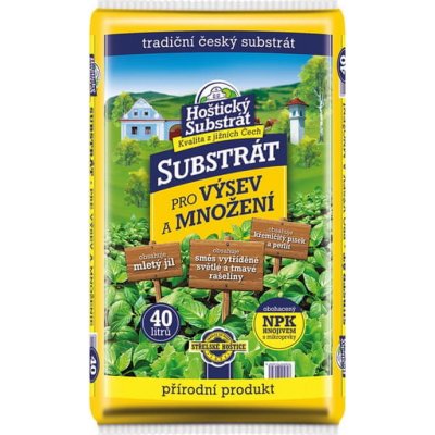 Forestina Substrát HOŠTICKÝ pro výsev a množení 40 l – Zbozi.Blesk.cz