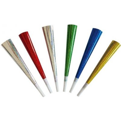 Anděl Trumpety - metalické - 25 cm - 6 ks - 9235 – Sleviste.cz