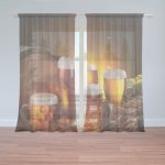 Sablio Záclony Krýgly s pivem: 2ks 150x250cm – Hledejceny.cz