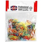 RONNEY Profesionální silikonové gumičky do vlasů 300ks - barevné – Zboží Dáma