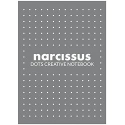 Zet servis Blok A4 Narcissus Dots 80 lisů šedý