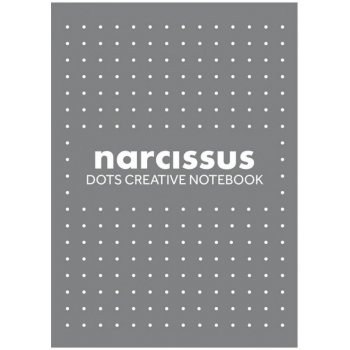 Zet servis Blok A4 Narcissus Dots 80 lisů šedý