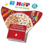 HiPP BIO talíř Zeleninová rýže s hráškem a hovězím masem 250 g – Zboží Dáma
