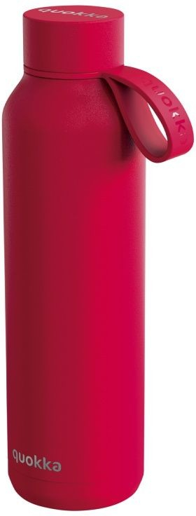 Quokka Nerezová láhev termoska s poutkem Cherry red 630 ml