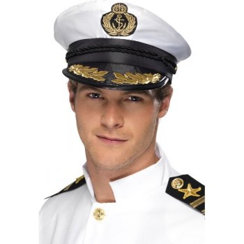 Čepice kapitán bílá delux