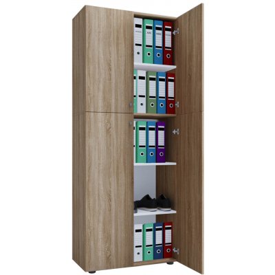 VCM Kancelářská skříň Lona, sonoma dub – Zboží Dáma