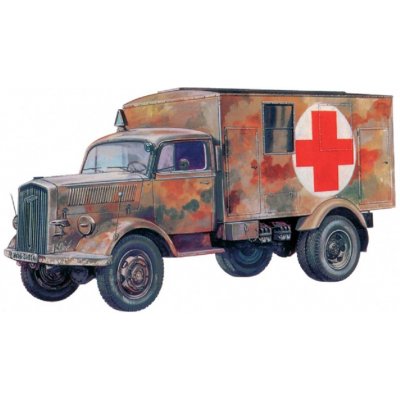 Italeri Model Kit military 7055 Kfz. 305 AMBULANCE 1:72 – Zboží Mobilmania