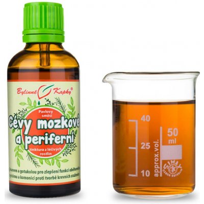 Bylinné kapky Cévy mozkové a periferní bylinné kapky tinktura 50 ml – Hledejceny.cz
