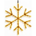 DECOLED LED světelná vločka VIII, závěsná 3D tisk, pr. 60 cm, FLASH, teple bílá, IP67 – Hledejceny.cz