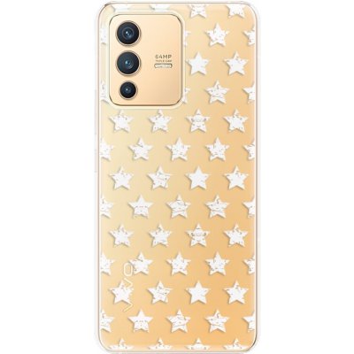 Pouzdro iSaprio - Stars Pattern Vivo V23 5G bílé