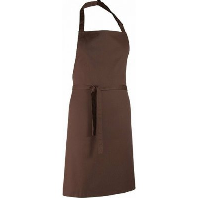 Premier Workwear Klasická zástěra hnědá Pantone 476 72x86cm PW150 – Hledejceny.cz