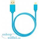 usb kabel Axagon BUMM-AM020QL Micro USB, 2A, 2m, modrý