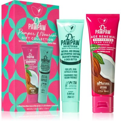 Dr. Pawpaw Pamper & Nourish krém na ruce 50 ml + multifunkční balzám 25 ml dárková sada