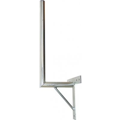Anténní držák 25cm na zeď se vzpěrou, trubka 42/2mm, výška 66cm žár. – Hledejceny.cz