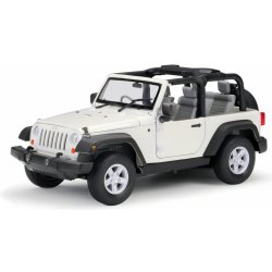 Welly Jeep Wrangler Rubicon convertible bílý
