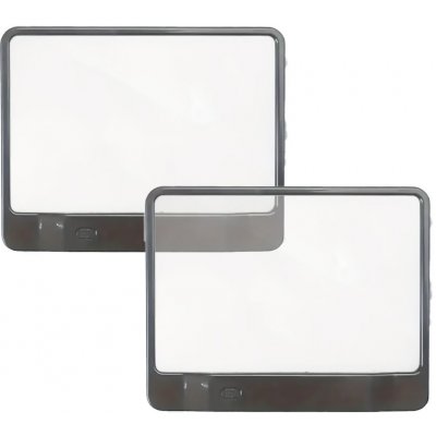 Wellife Čtecí lupa s LED světelem PAGE BRIGHT zvětšení 3x sada 2 ks – Zboží Mobilmania