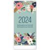Plánovací Květy nástěnný 2024