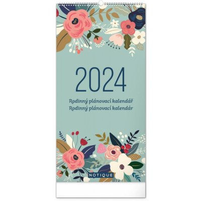 Plánovací Květy nástěnný 2024 – Zboží Mobilmania