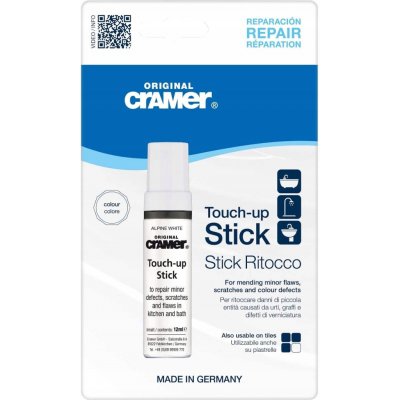 Sapho TOUCH-UP STICK opravný lak se štětečkem 12ml, bílá CA-15080 – Sleviste.cz