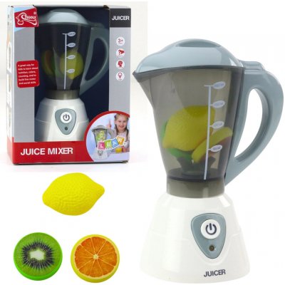 LEAN Toys 25101 Interaktivní dětský kuchyňský mixér světla, zvuky, ovoce – Zboží Dáma