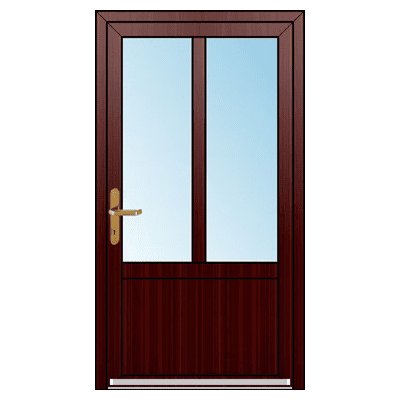 OknaDvereNaMiru.cz Vchodové plastové dveře SLOUPKOVÉ Arnold antracit 90 x 215 cm – Zboží Mobilmania