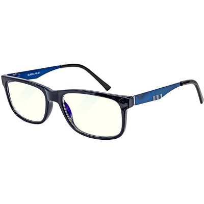 GLASSA Blue Light Blocking Glasses PCG 02, dioptrie: +4.00 modrá – Sleviste.cz