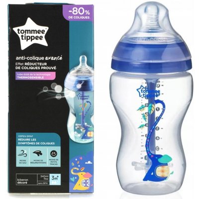 Tommee Tippee kojenecká láhev Advanced AntiColic Girl modrá 340ml – Zbozi.Blesk.cz