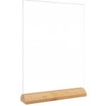 ČistéDřevo Oboustranný stojan na menu A4 – Zboží Mobilmania