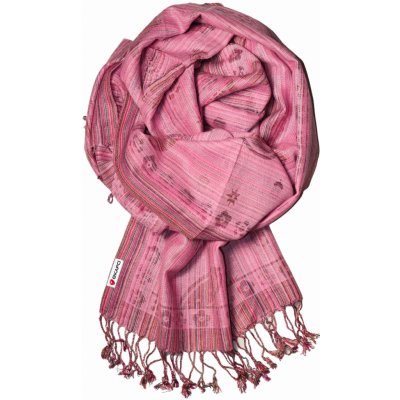 Dunaj velký obdélníkový šátek malinový – Zboží Dáma