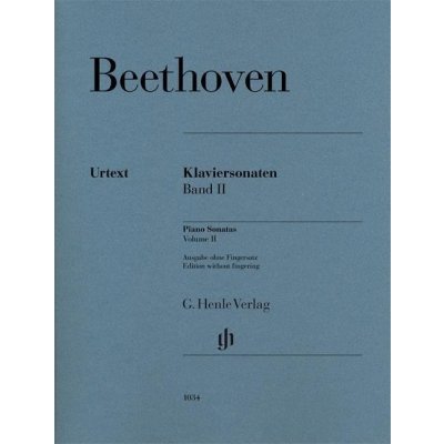 Beethoven Piano Sonatas 2 Edition Without Fingering noty na klavír – Hledejceny.cz