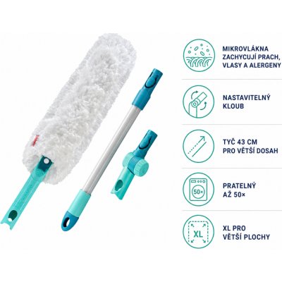 Leifheit 41258 Duster XL Pro Reach set prachovka + kloub + tyč 43 cm – Zboží Dáma