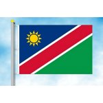 LIBEA, s.r.o. Vlajka Namibie Rozměr: 60×90 cm, Uchycení: Karabiny na stožár – Hledejceny.cz