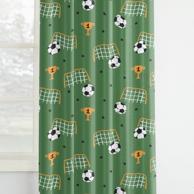 Goldea dětský bavlněný závěs - fotbalový svět 220x150 cm – Hledejceny.cz