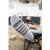 Žertovný předmět Ponožky Sk8erboy SMELLY SOCKS bílé bavlněné ponožky 43 - 46