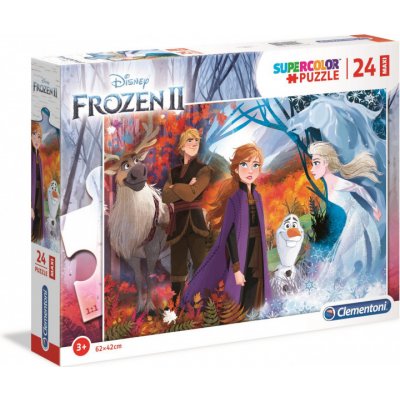 Clementon Maxi Super Color Frozen 2 24 dílků – Zboží Mobilmania