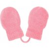 Kojenecká rukavice New Baby Dětské zimní rukavičky světle růžové Růžová