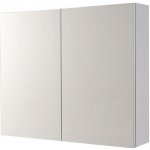 AQUALINE Vega galerka se zrcadlem , 60x70x18, bílá – Zboží Mobilmania