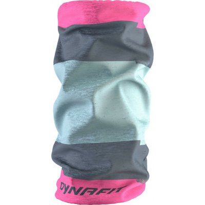 Dynafit nákrčník Light Merino Neck Gaiter modrá/růžová – Sleviste.cz