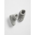 GAP Baby pletené botičky Brannan šedá – Zboží Dáma