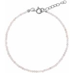 Again korálkový náramek z růžového měsíčního kamene AJKNR009 – Zboží Dáma