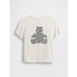 GAP Baby tričko s kapsičkou Brannan Bílá – Zboží Dáma