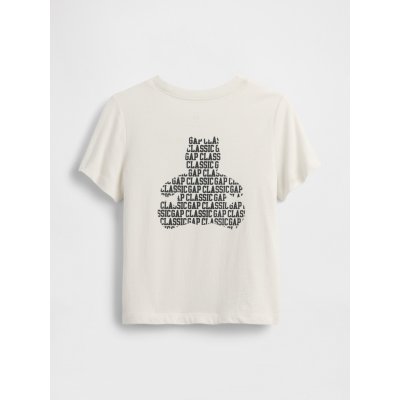 GAP Baby tričko s kapsičkou Brannan Bílá – Zboží Dáma